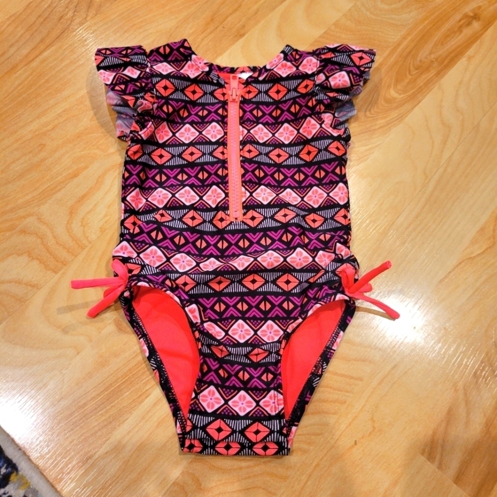 Cat & Jack Kids Girls One Piece Swim Suit Size 18 Months